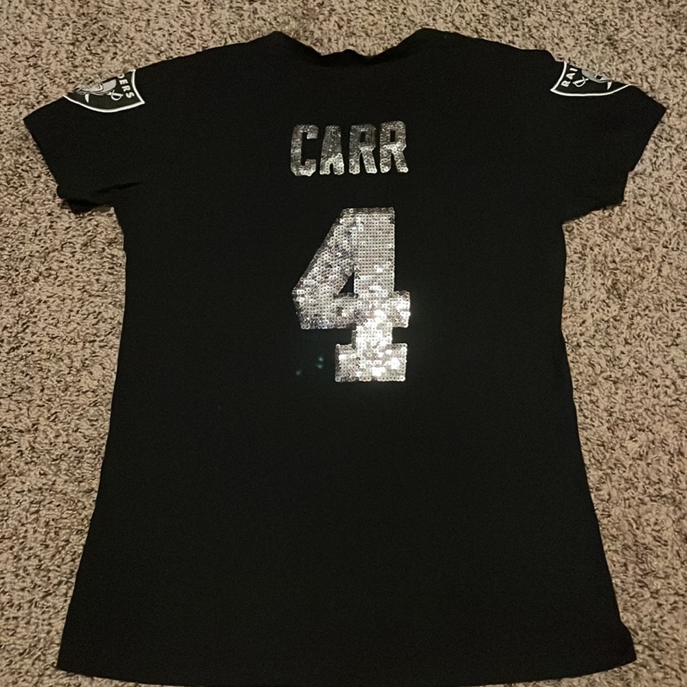 Raiders Carr #4 t-shirt - Picture 2 of 5